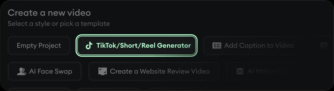 video styles and templates